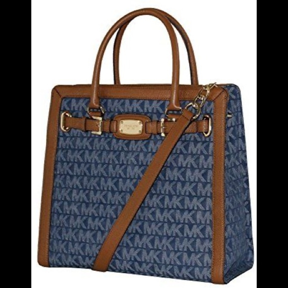 Michael Kors Hamilton Large Denim Tote